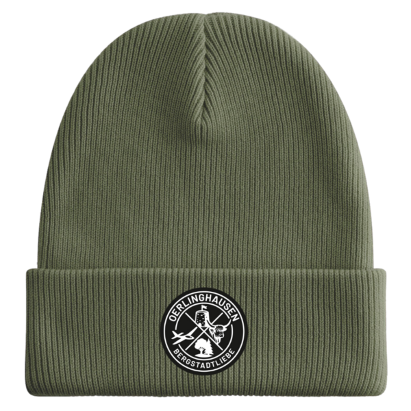 Beanie „BergstadtLiebe" olive