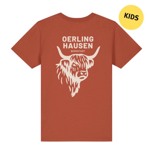 KIDS T-Shirt „Bergstadt Oerlinghausen" Heritage Brown