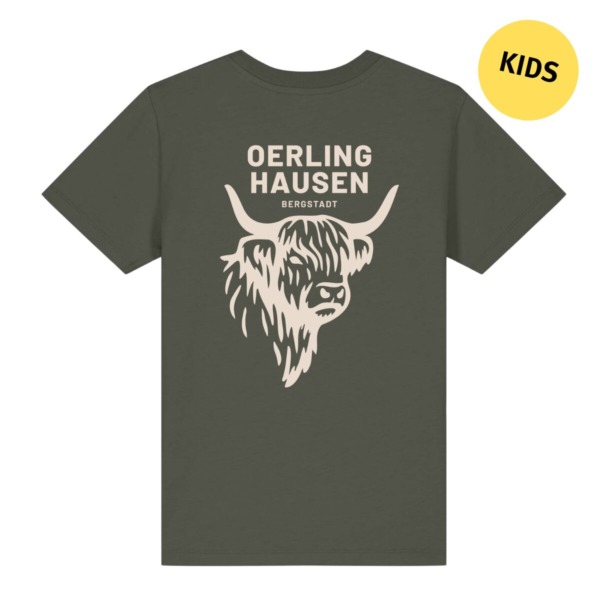 KIDS T-Shirt „Bergstadt Oerlinghausen" Khaki