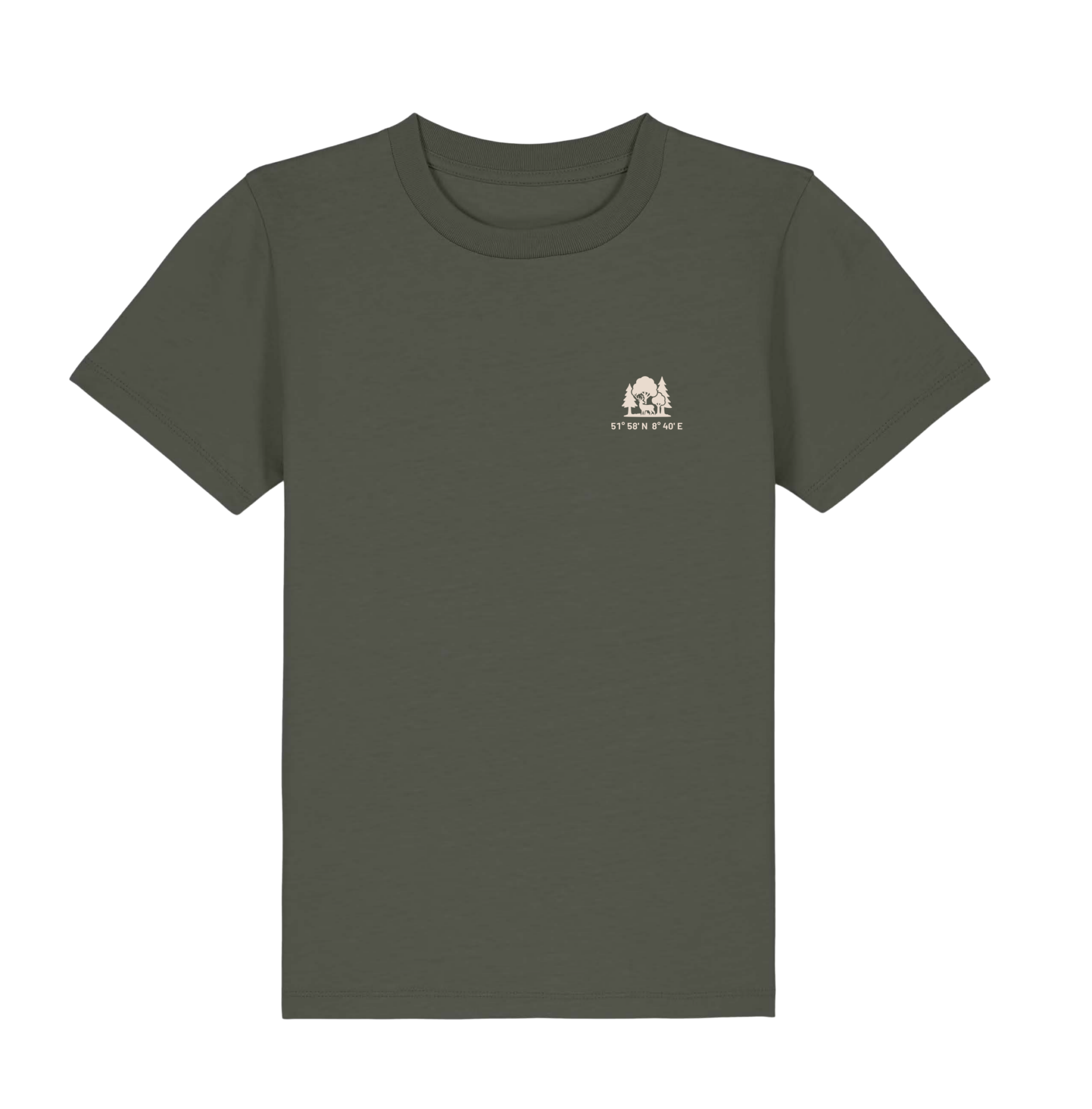 KIDS T-Shirt „Bergstadt Oerlinghausen" Khaki – Bild 2