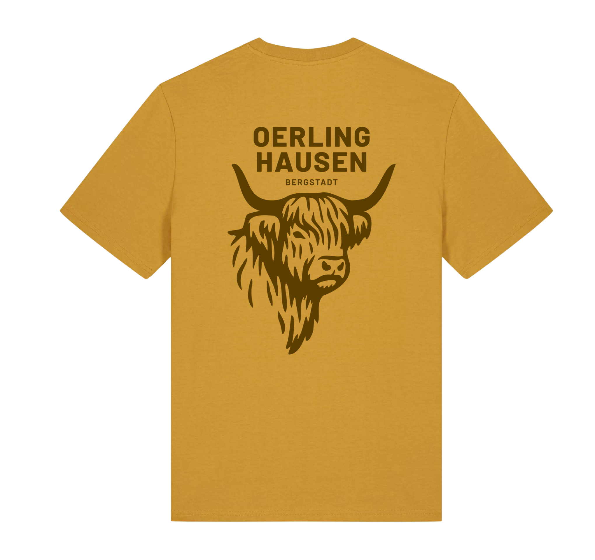 T-Shirt „Bergstadt Oerlinghausen" ochre